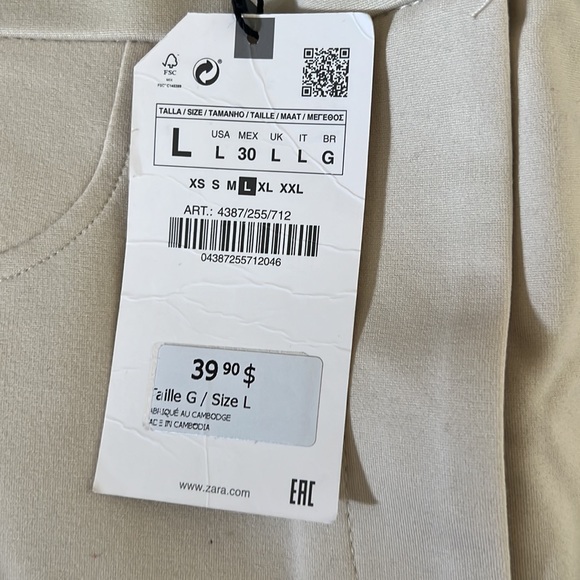 Zara brand new high rise legging - Picture 2 of 3